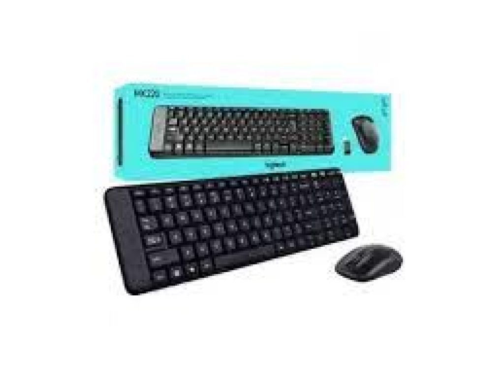 Flash Logitech Logitech MK220 Wireless Keyboard And Mouse Combo- Black - Flash Tech
